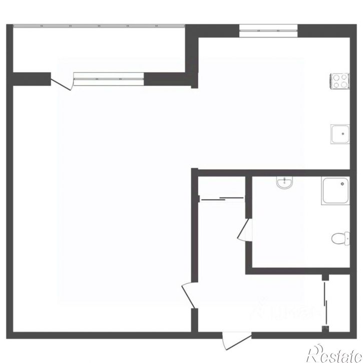 1-комн квартира ул Мельникайте, 125б,  д. 125б