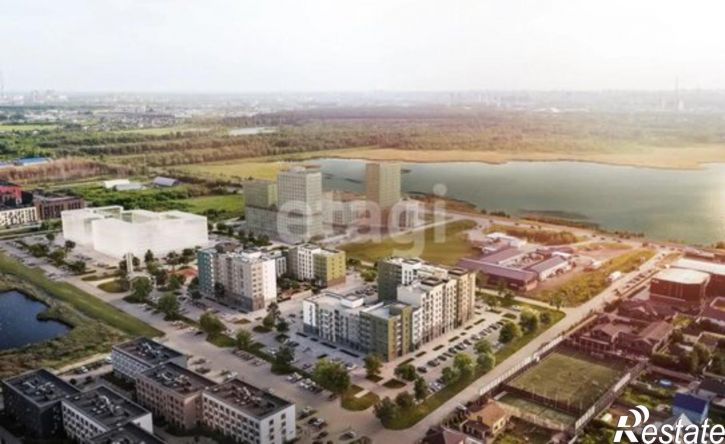 1-комн квартира в новом доме улица Алексея Сергиенко, 1