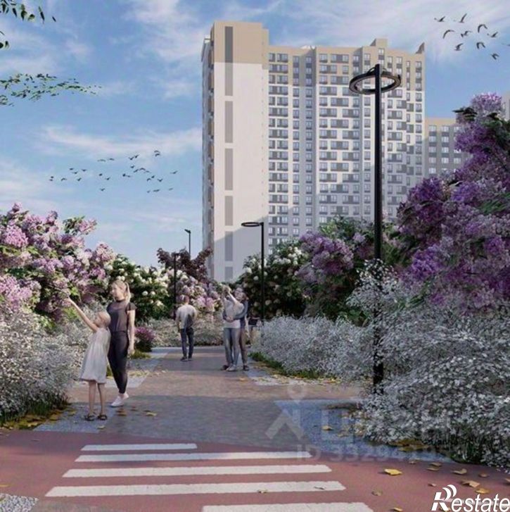 3-комн квартира в новом доме микрорайон Мыс, улица Кулибина