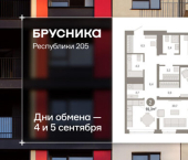 3-комн, 91 кв м, этаж 13/25 ул Республики, 205/5