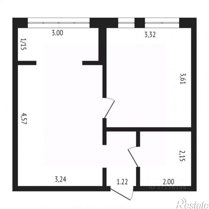 1-комн квартира ул Тимофея Чаркова, 83,  д. 83