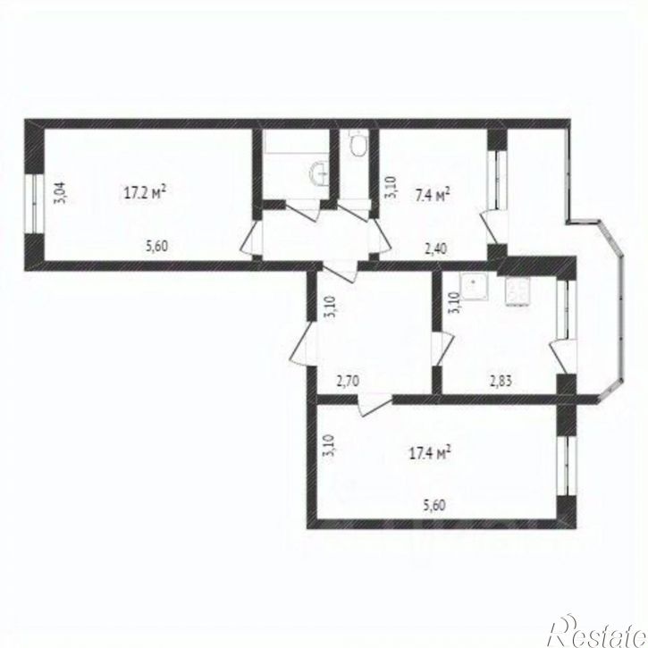 3-комн квартира ул Широтная, 13а,  д. 13а