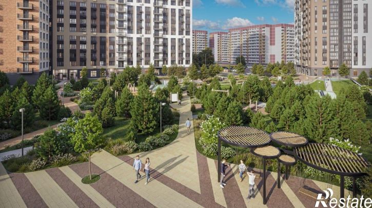 1-комн квартира в новом доме Арктическая улица, 16