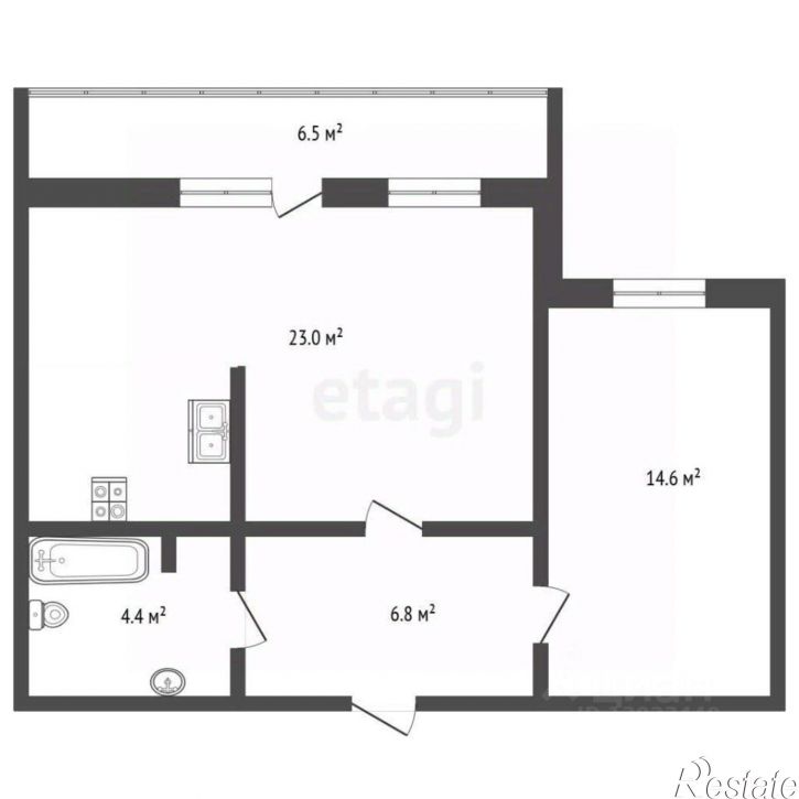 1-комн квартира ул Кремлевская, 102,  д. 102
