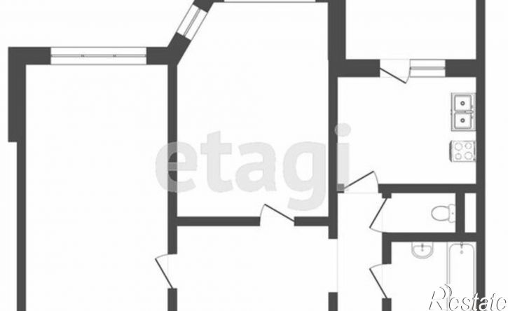 2-комн квартира ул Широтная, 96 1,  д. 96 1,  к. 1