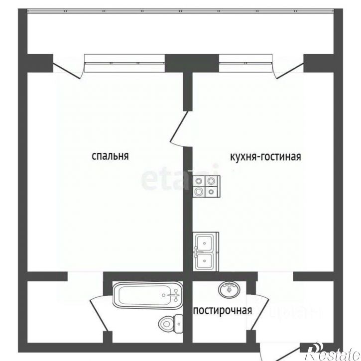 2-комн квартира ул Олимпийская, 22,  д. 22