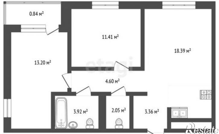 2-комн квартира ул Одесская, 5а,  д. 5а
