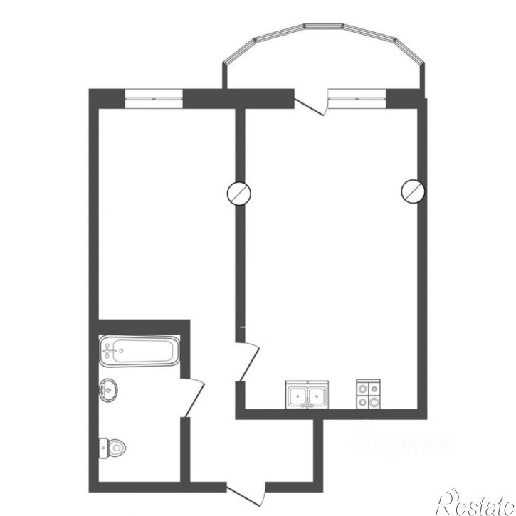 1-комн квартира ул Тамары Сатюковой, 18,  д. 18