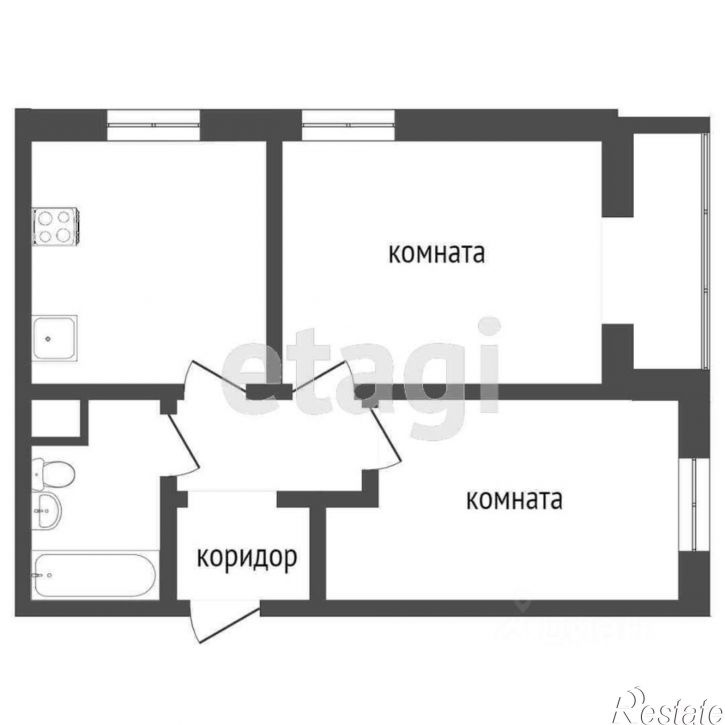 2-комн квартира ул Фармана Салманова, 12,  д. 12