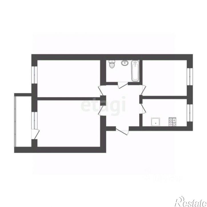 3-комн квартира ул Щербакова, 110,  д. 110