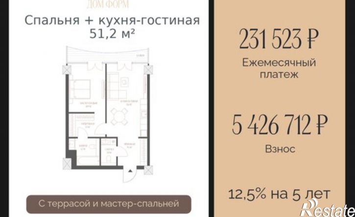 1-комн квартира в новом доме ул Красина, 6,  д. 6