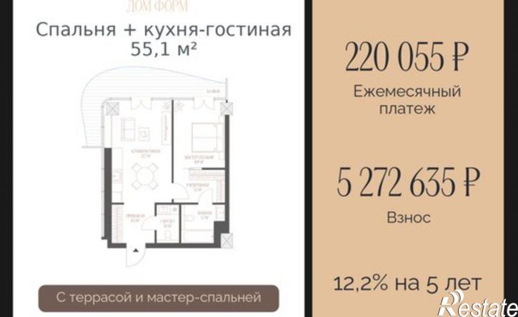 1-комн квартира в новом доме ул Красина, 6,  д. 6