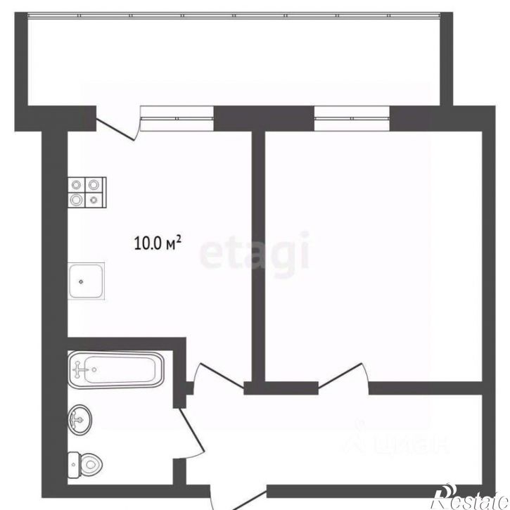 1-комн квартира Солнечный пр-д, 7,  д. 7
