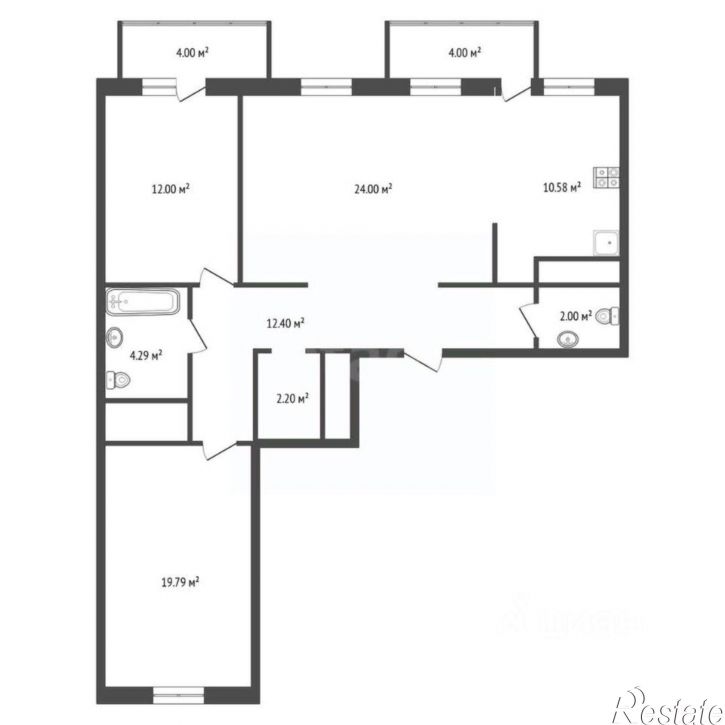 2-комн квартира ул Пермякова, 83 2,  д. 83 2,  к. 2
