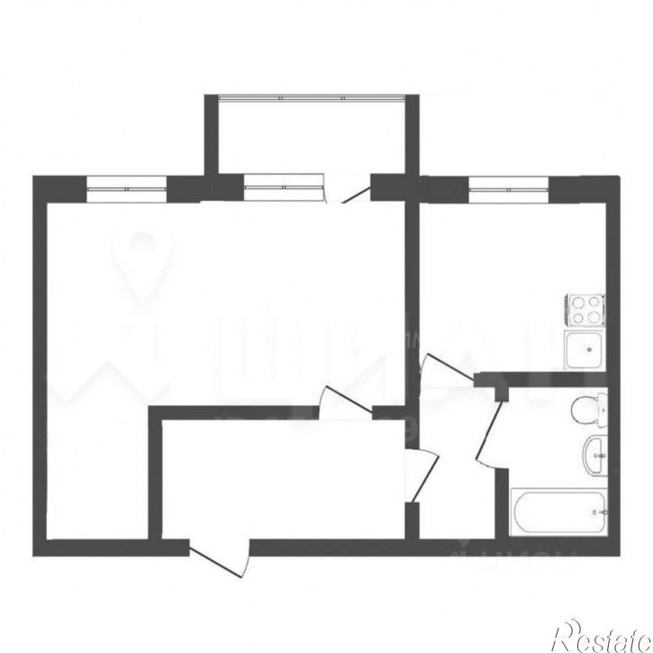 1-комн квартира ул Мельникайте, 130,  д. 130