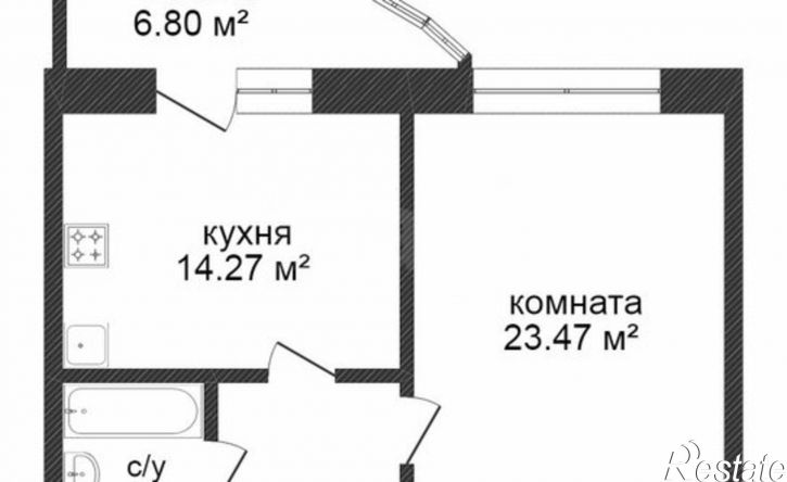 1-комн квартира ул Харьковская, 66,  д. 66