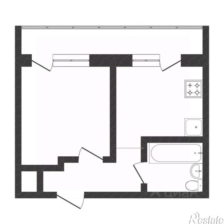 1-комн квартира ул Олимпийская, 34,  д. 34