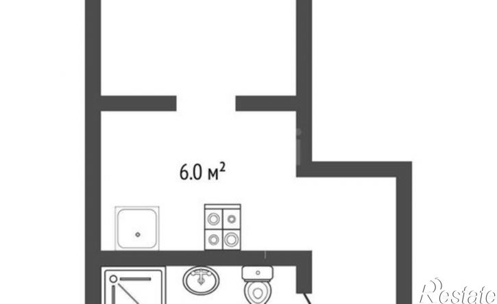 1-комн квартира Ткацкий пр-д, 6,  д. 6