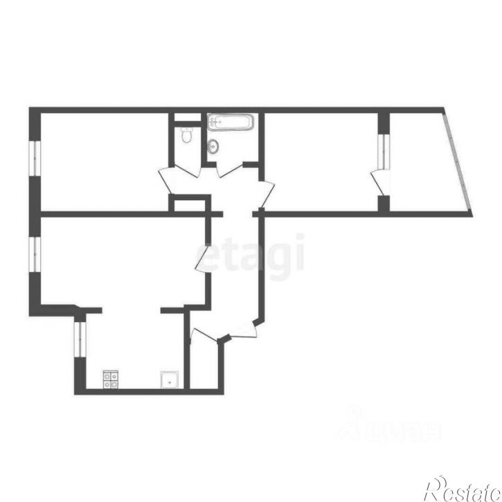 3-комн квартира ул Широтная, 53,  д. 53