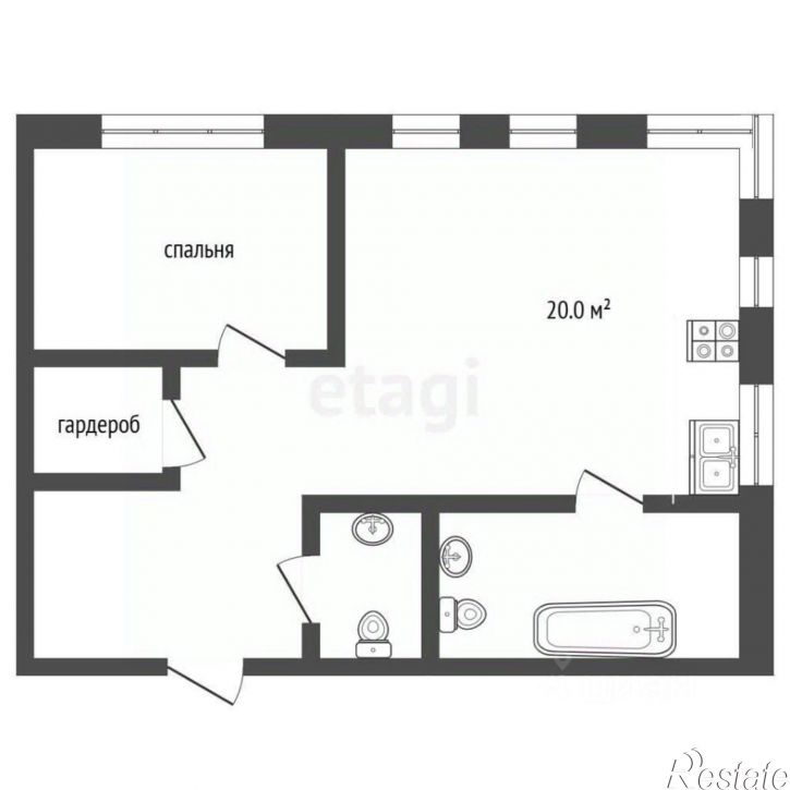 2-комн квартира ул Береговая, 126,  д. 126