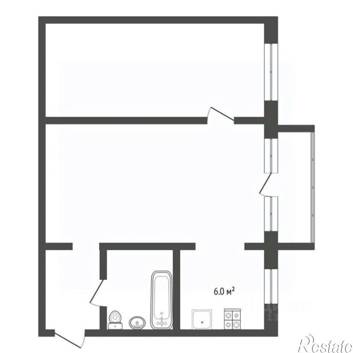 2-комн квартира ул Пермякова, 20,  д. 20