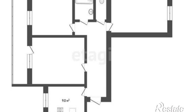 3-комн квартира ул Котовского, 1,  д. 1