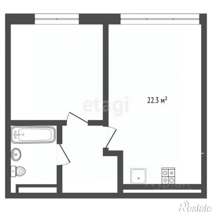 1-комн квартира Тихий пр-д, 6,  д. 6