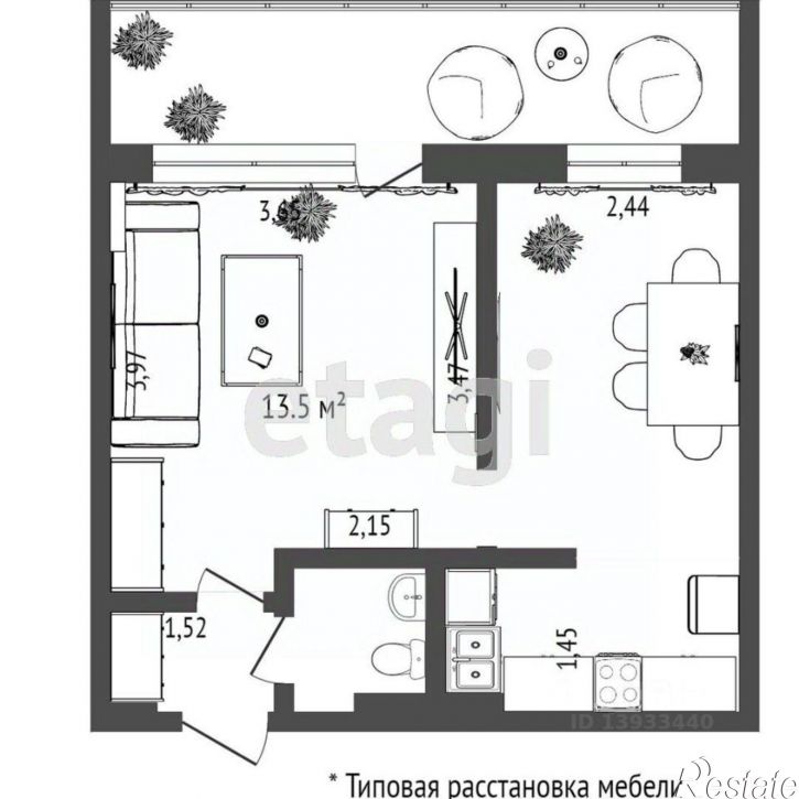 1-комн квартира ул Бабарынка, 16а,  д. 16а