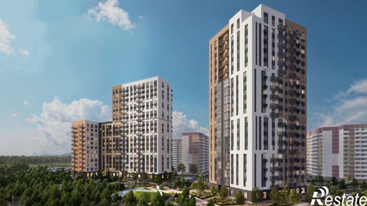 1-комн квартира в новом доме Арктическая улица, 2