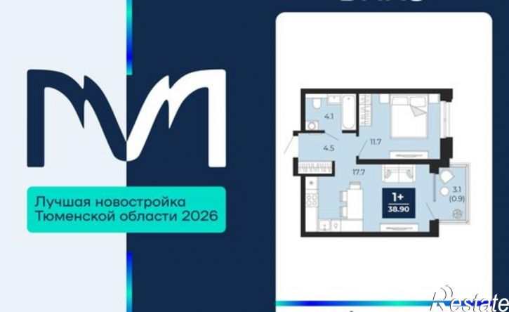 1-комн квартира пр-д капитана Куликова, 7,  д. 7