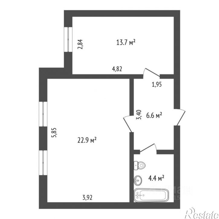 1-комн квартира ул Газопромысловая, 6,  д. 6