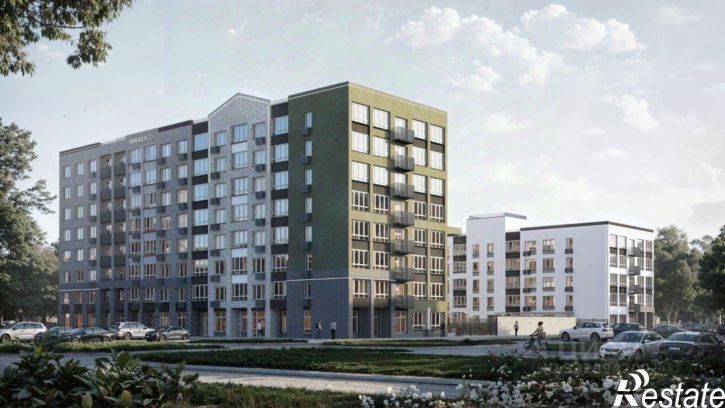 2-комн квартира в новом доме улица Алексея Сергиенко, 1