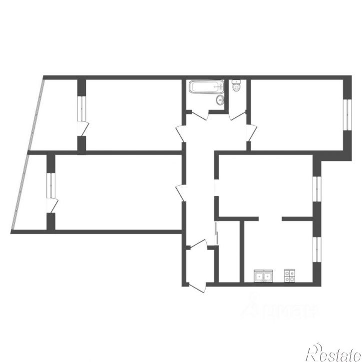4-комн квартира ул Транспортная, 108,  д. 108