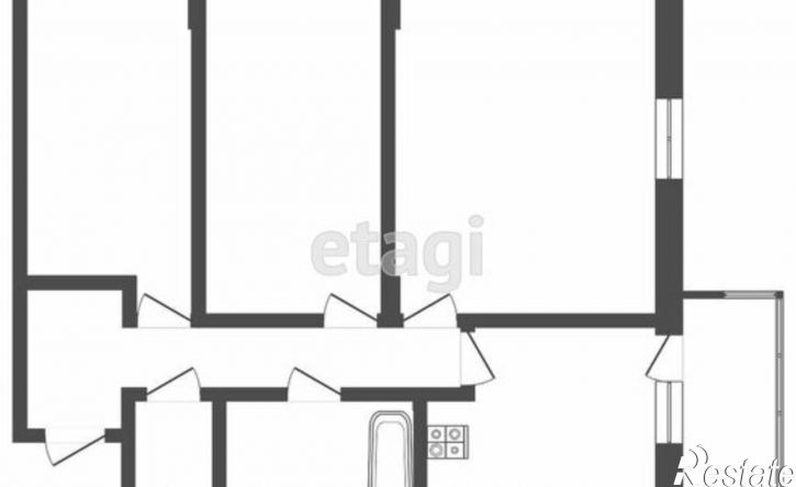3-комн квартира ул Парада Победы, 17,  д. 17