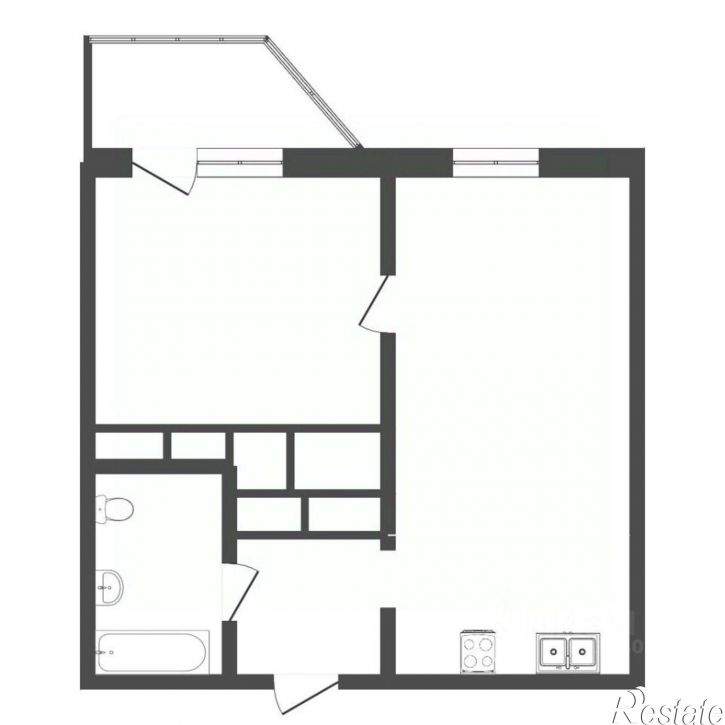 1-комн квартира ул Андрея Бушуева, 6,  д. 6