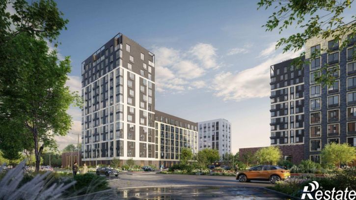 1-комн квартира в новом доме улица Новаторов, 30