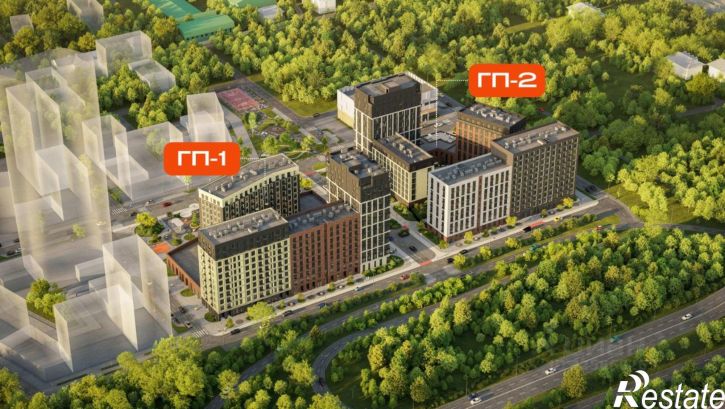 1-комн квартира в новом доме улица Новаторов, 30