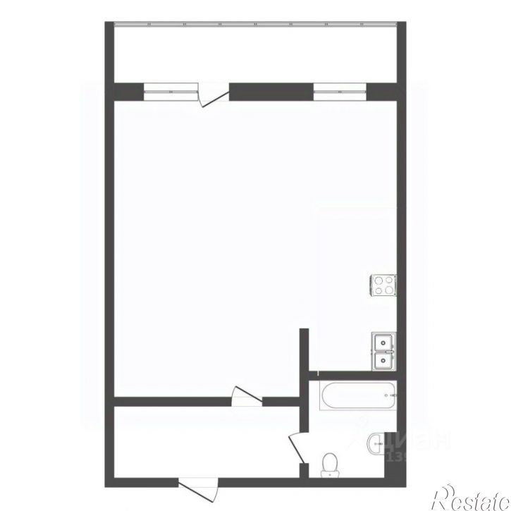 1-комн квартира ул Евгения Богдановича, 11 3,  д. 11 3,  к. 3