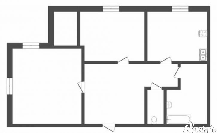 2-комн квартира ул Малиновского, 6а 1,  д. 6а 1,  к. 1