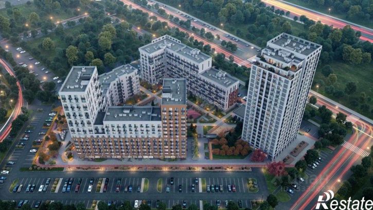 3-комн квартира в новом доме улица Василия Подшибякина