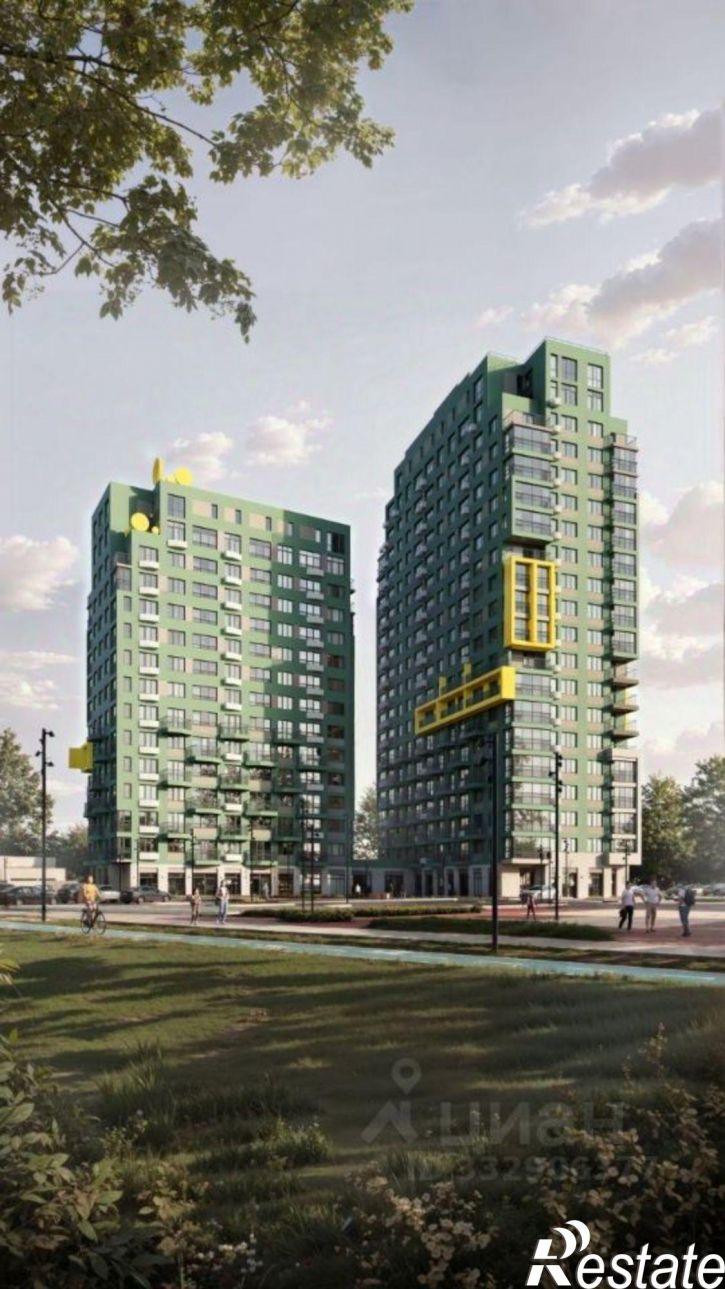 3-комн квартира в новом доме микрорайон ДОК, улица Рылеева