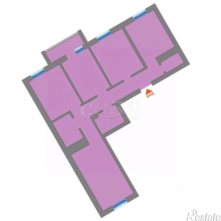 3-комн квартира ул Пермякова, 79,  д. 79