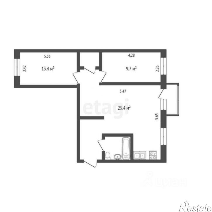 3-комн квартира ул Республики, 148а,  д. 148а