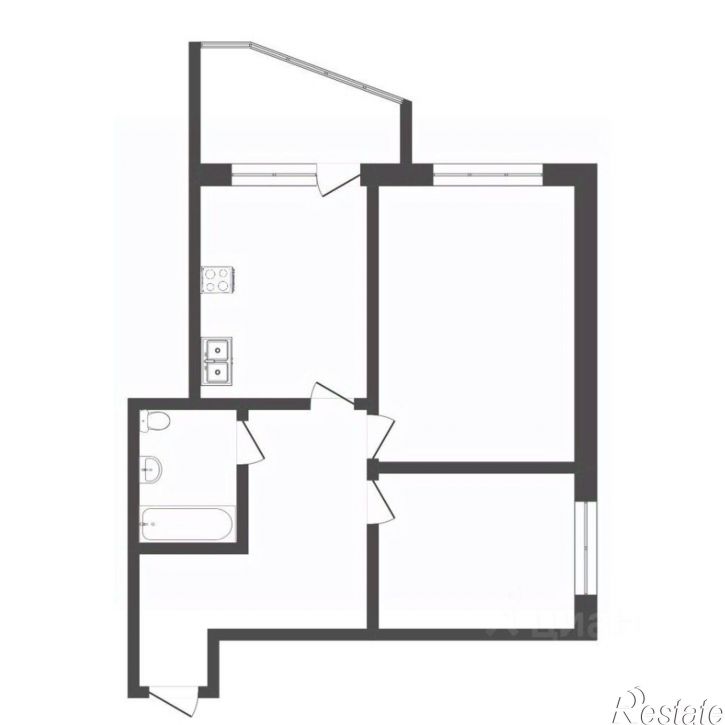 2-комн квартира ул Харьковская, 65а,  д. 65а