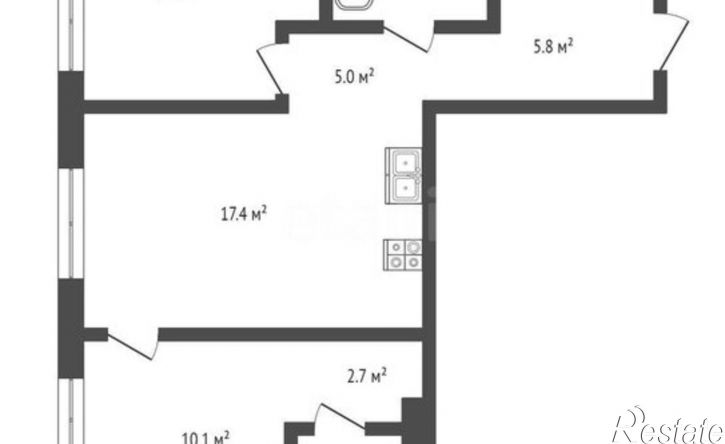 2-комн квартира ул Ветеранов труда, 36/1,  д. 36/1