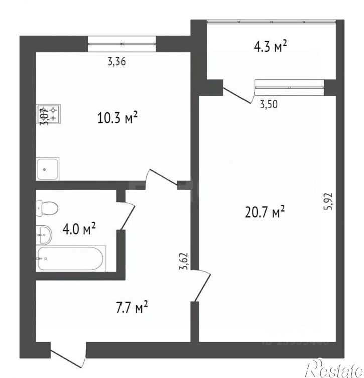 1-комн квартира ул Широтная, 209,  д. 209