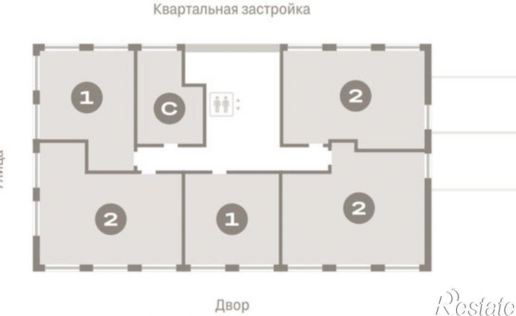 3-комн квартира ул Причальная, 3,  д. 3