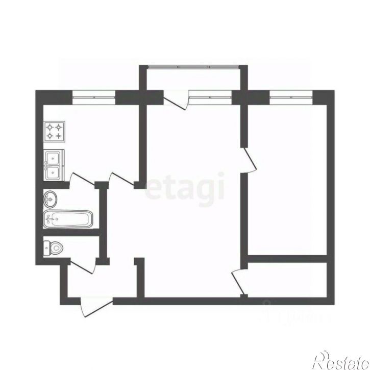 2-комн квартира ул Мельникайте, 64,  д. 64