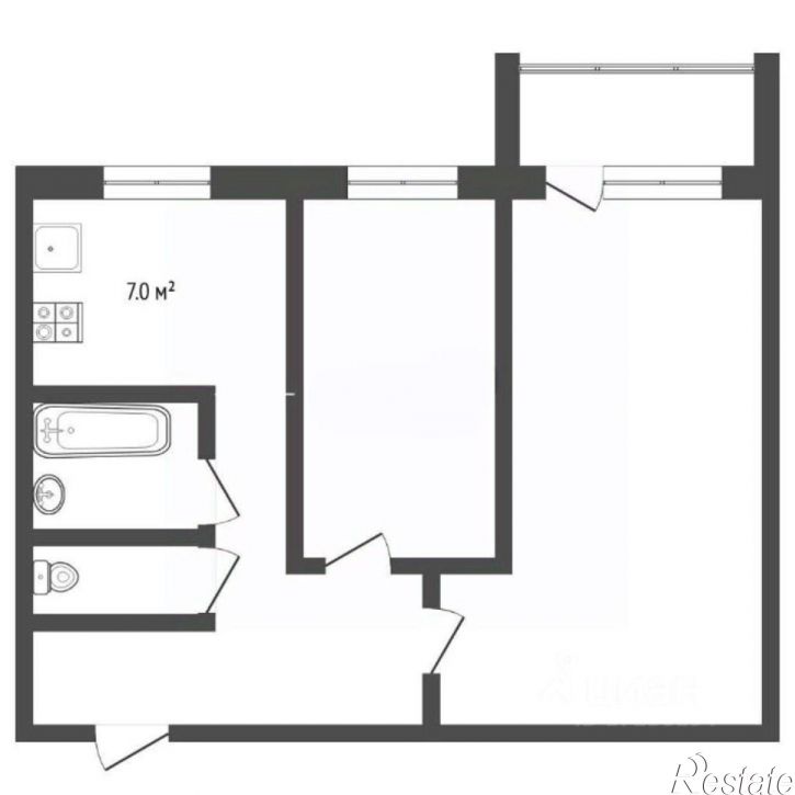 2-комн квартира ул Ямская, 96,  д. 96