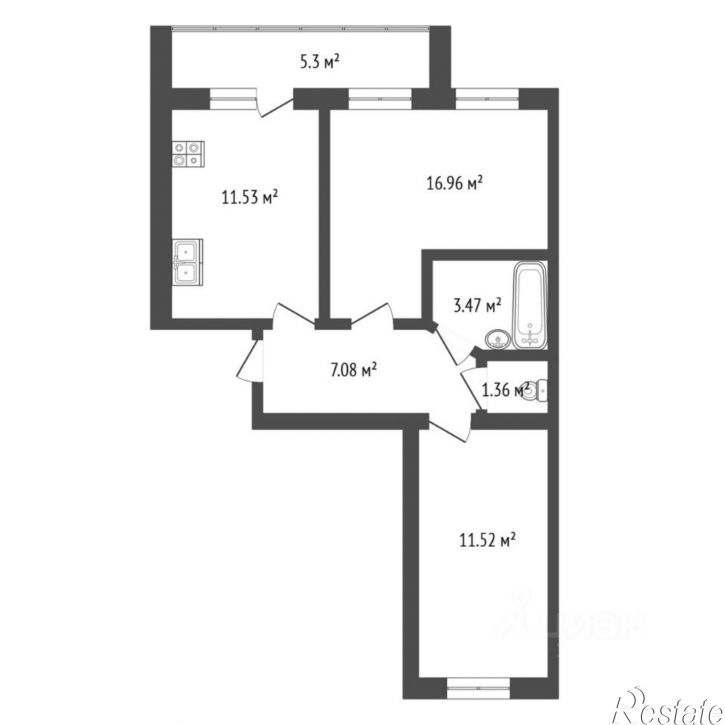 2-комн квартира б-р Бориса Щербины, 16,  д. 16